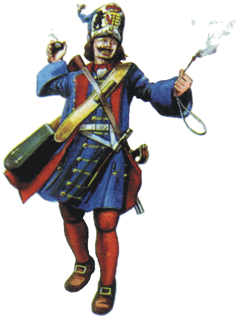 Grenadier um 1680
