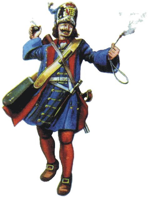 Grenadier um 1680 Grenadier um 1680