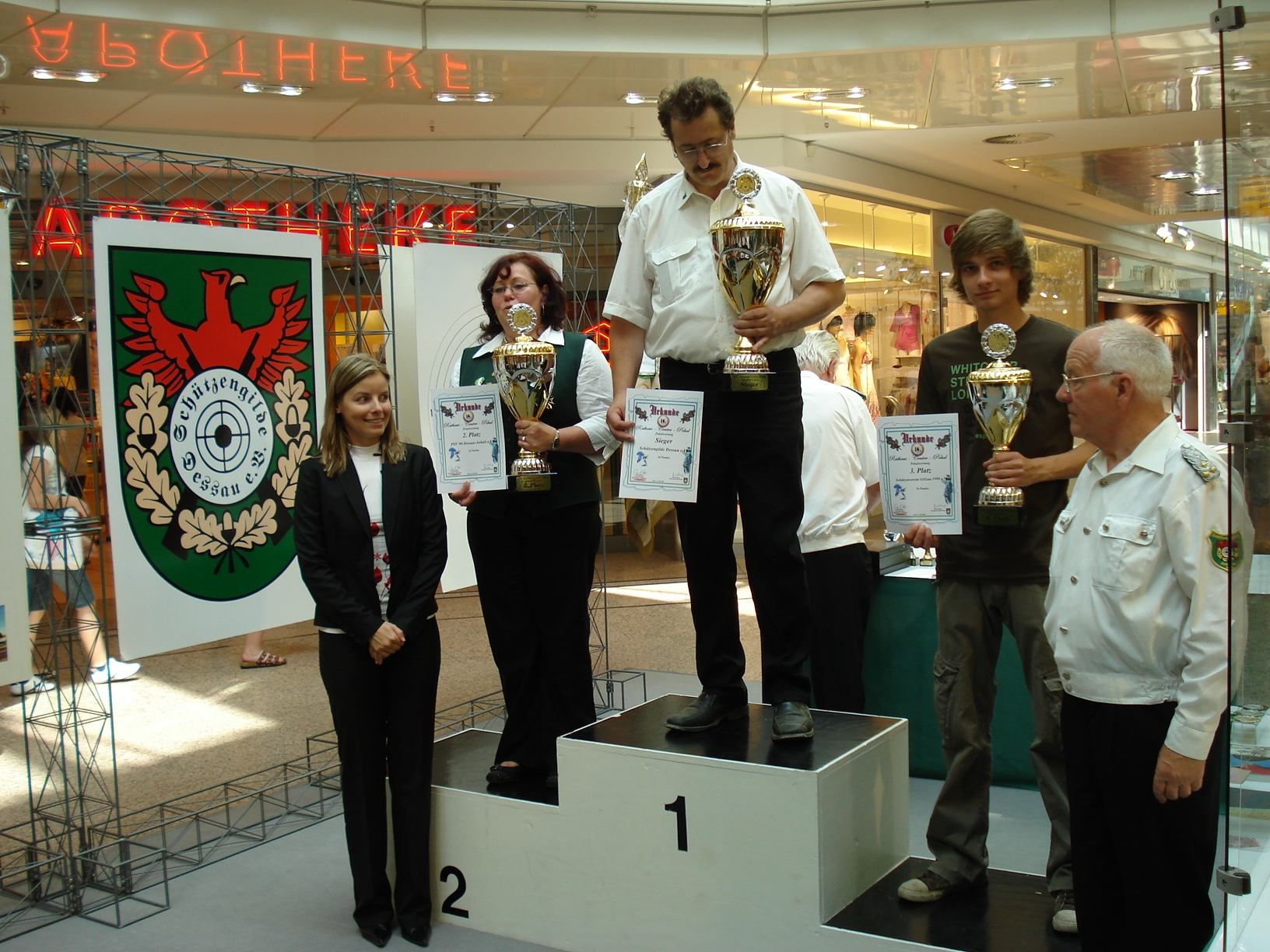 Siegervereine des Rathaus-Center-Pokals