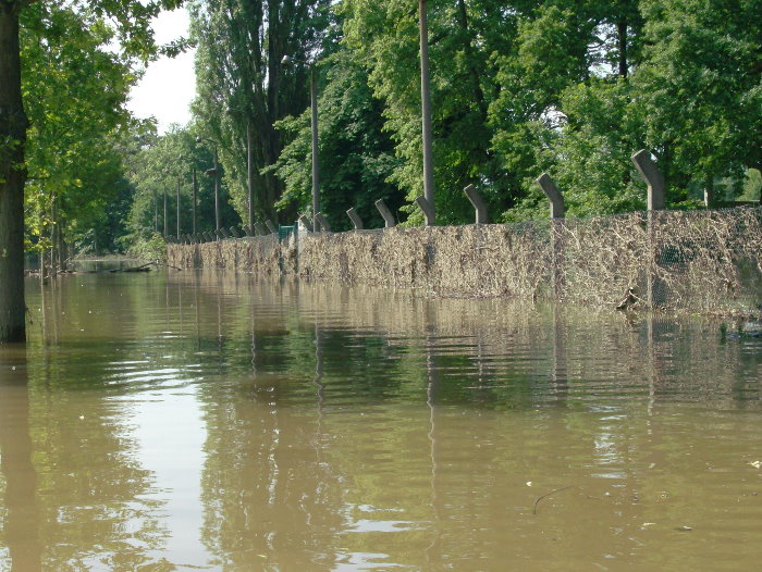 Zaun des Schiestandes